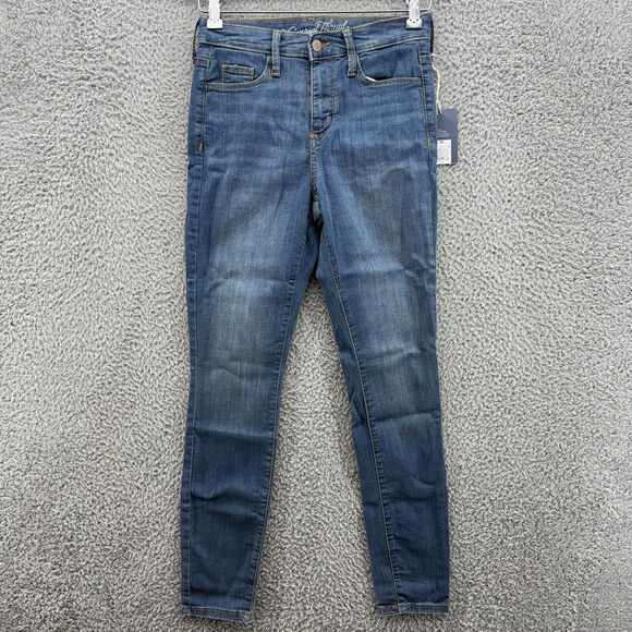 Universal Thread Jeans 00 24R High Rise Skinny Blue Stretch‎ Denim NWT - Picture 1 of 10
